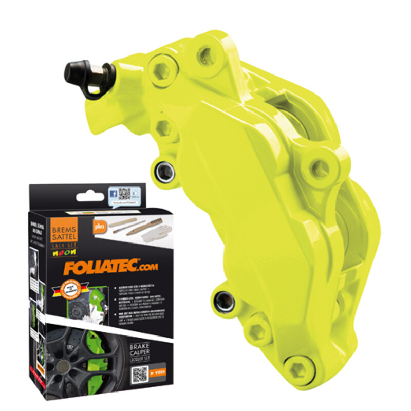 FoliaTec caliper paint 2161 speed yellow brakes paint caliper paint 7 pieces