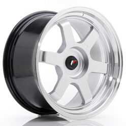 Japan Racing JR-12 18x9" (4 & 5 hole custom PCD) ET25-27, Silver