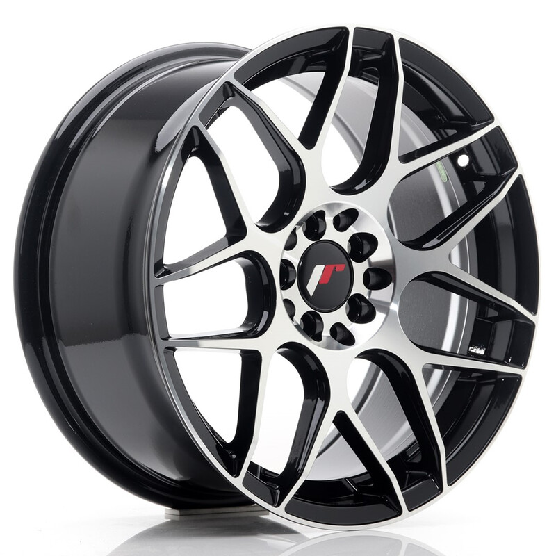 Japan Racing JR-18 17x8" 5x100/114.3 ET35, Gloss Black