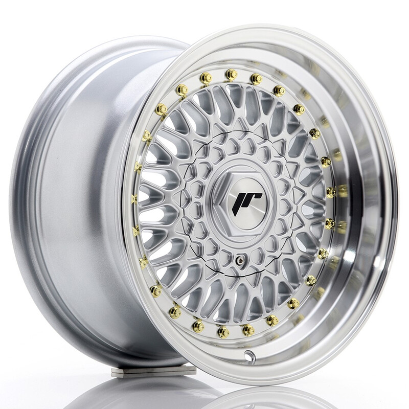 Japan Racing JR-9 15x8" (4 & 5 hole custom PCD) ET20, Silver