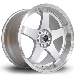 Rota GTR-D 18x10" 5x114.3 ET35, Silver, Polished Lip