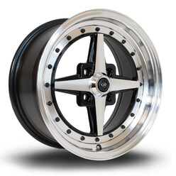 Rota Zero 15x7" 4x100 ET35, Flat Black