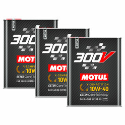 New Motul 300V Competition 10W40 Engine Oil Bundle (3 x 2L)