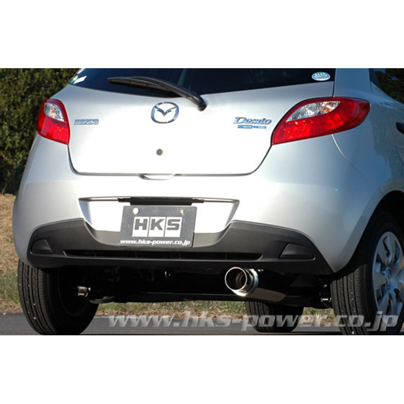 HKS "Silent Hi-Power" Silencer for Mazda 2