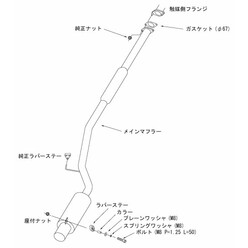 HKS "Hi-Power Spec-R" Catback for Mitsubishi Lancer Evo 9