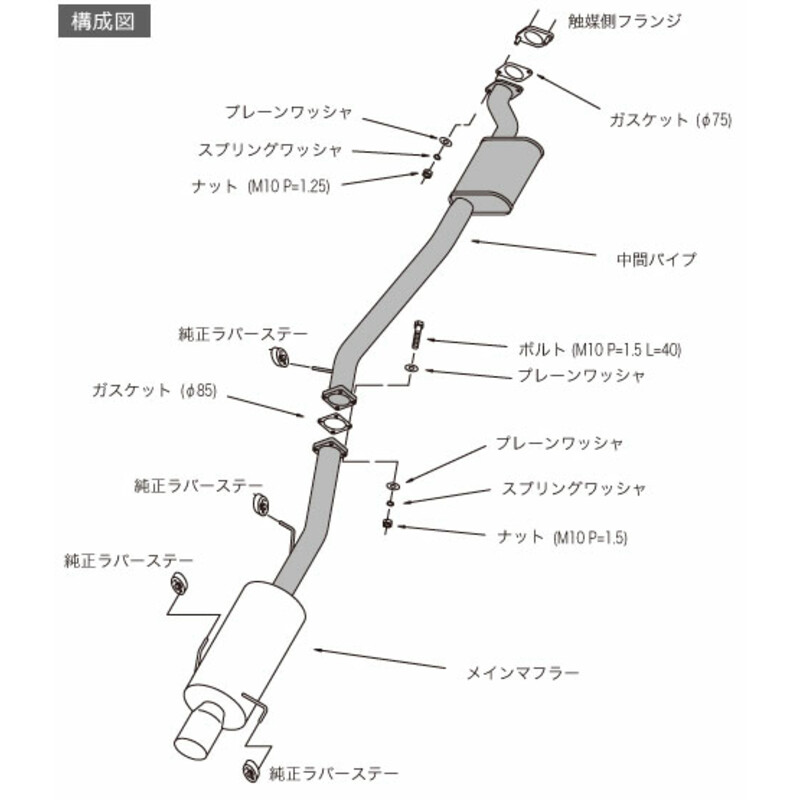 HKS "Hi-Power 409" Catback for Nissan Skyline R33 GT-R