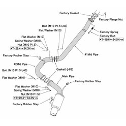 HKS "Hi-Power" Catback for Subaru Impreza GVF (07-11)