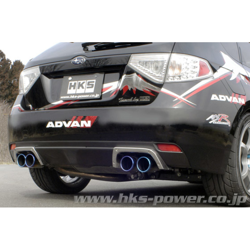 HKS "Legamax" Silencer for Subaru Impreza GRB & GRF (07-11)