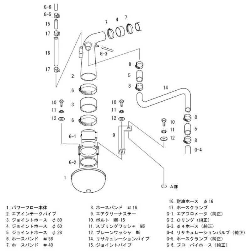 HKS Racing Suction Intake for Nissan Skyline R34 GT-T