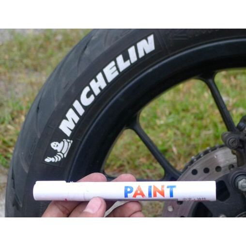 White Tyre Marker Pen