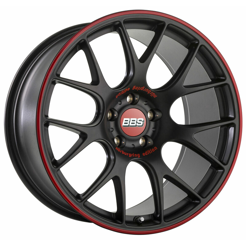 BBS CH-R 19x11" 5x130 ET56, Flat Black "Nürburgring Edition" (CH111)