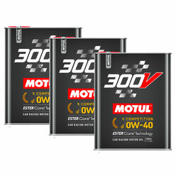 Motul 300V Competition 0W40 Engine Oil Bundle (3 x 2L)