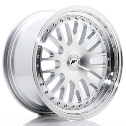 Japan Racing JR-10 17x8" (4 & 5 hole custom PCD) ET35, Machined Silver