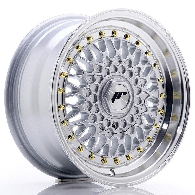 Japan Racing JR-9 15x7" (4 & 5 hole custom PCD) ET20, Hyper Silver