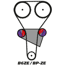Timing Belt Kits & Water Pump for Mazda MX-5 NA & NB (B6, BP)
