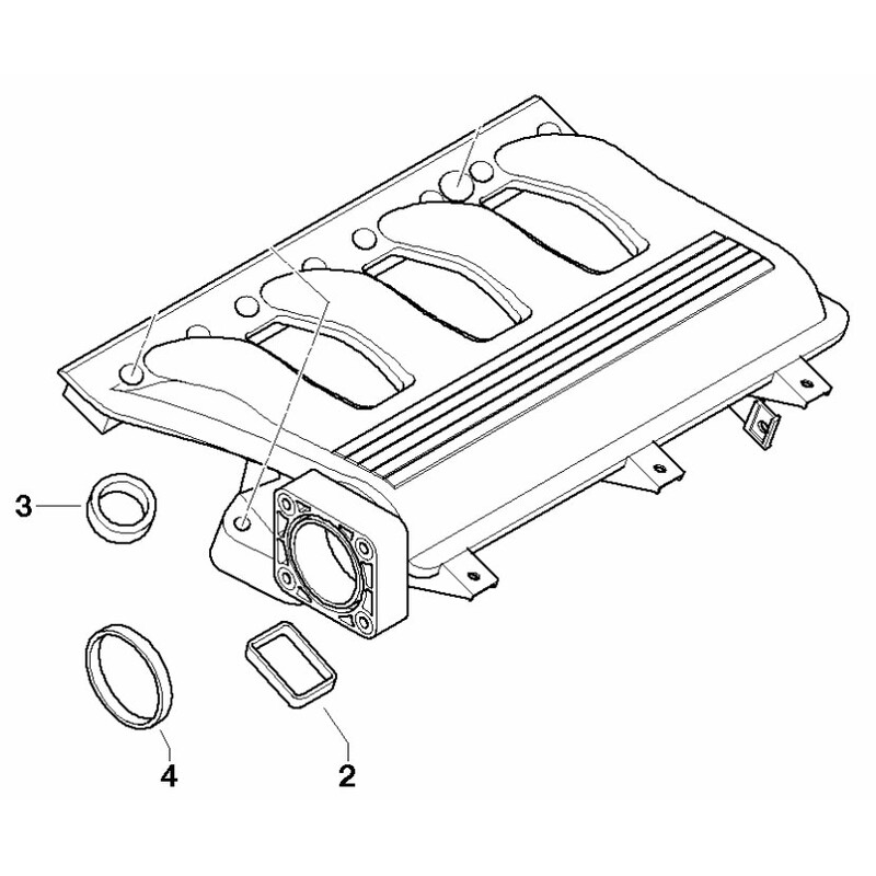 BMW Aluminium Swirl Flaps Blanking Plates Kit - 4 Cylinders