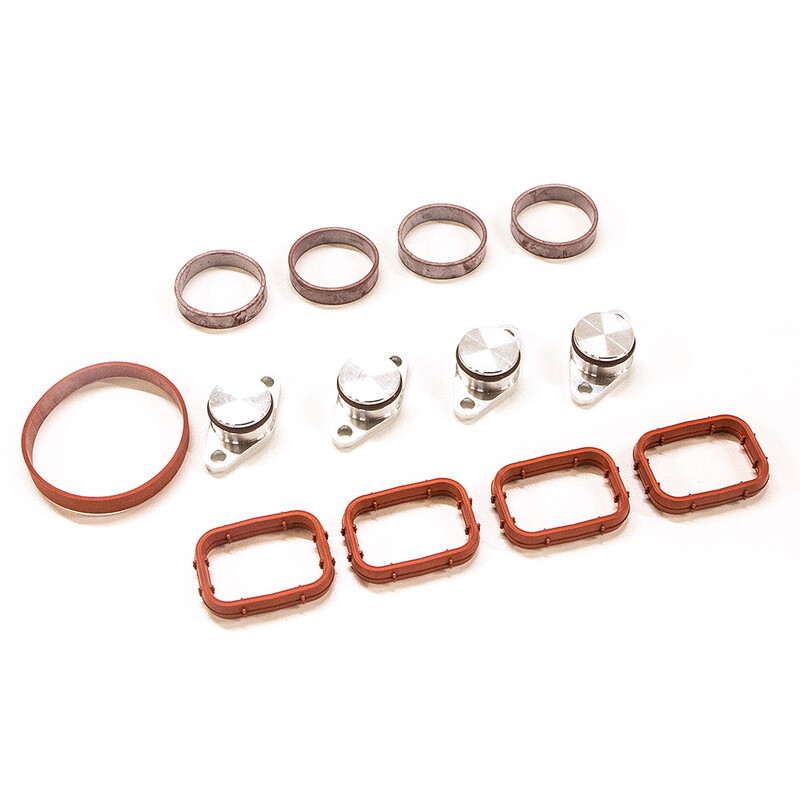 BMW Aluminium Swirl Flaps Blanking Plates Kit - 4 Cylinders