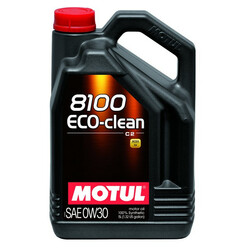 Motul 8100 Eco Clean C2 0W30 Engine Oil (Ford, Fiat & FAP Honda, Toyota, Subaru, Suzuki) 5L