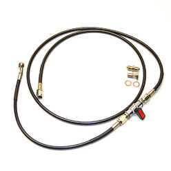 Output Hydraulic Handbrake "Line Lock" Hose in Black - 180 cm