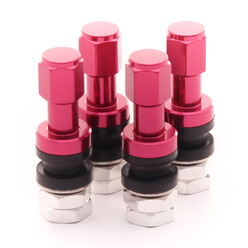 Aluminium Air Valves - Magenta (set of 4)