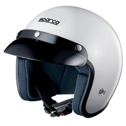 White Sparco Club J-1 Helmet