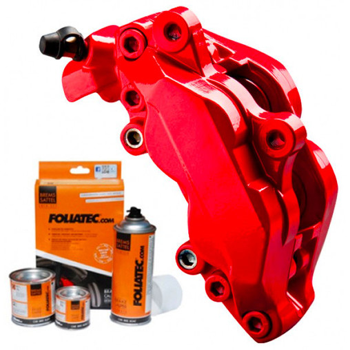 Foliatec Red Fluo "Neon Red" Brake Caliper Paint In Stock,
