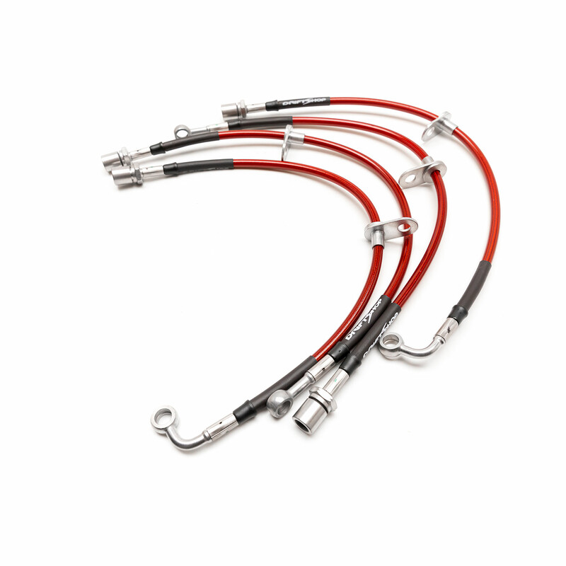 DriftShop Braided Brake Hoses for Toyota GT86 & Subaru BRZ