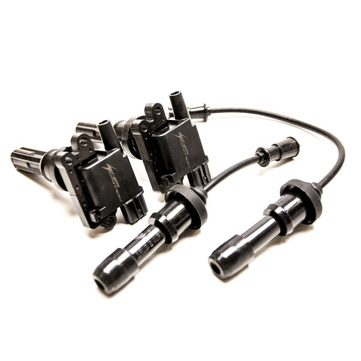 HP Ignition Uprated Coilpacks for Mitsubishi Lancer Evo 4 to 9 (4G63T) - With Leads