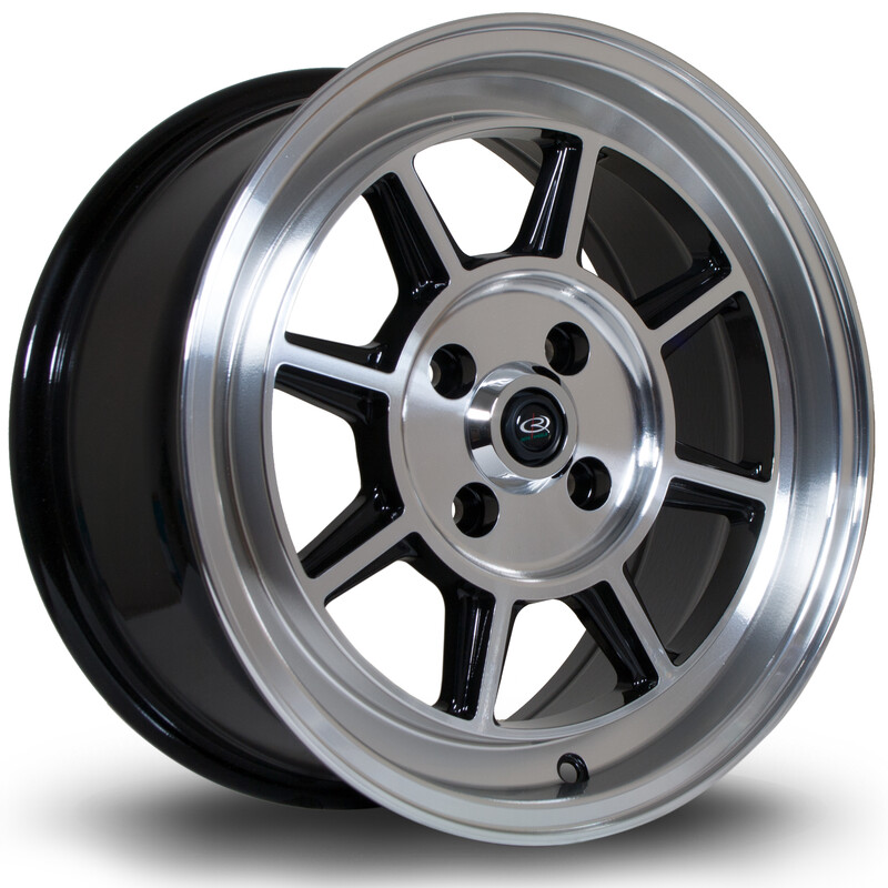 Rota BM8 15x7" 4x100 ET35, Polished Silver