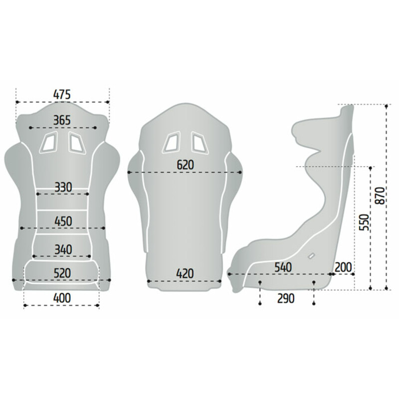 Sparco ADV XT Carbon Bucket Seat (FIA)