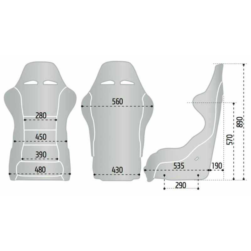 Sparco QRT-R Sky Bucket Seat (FIA)