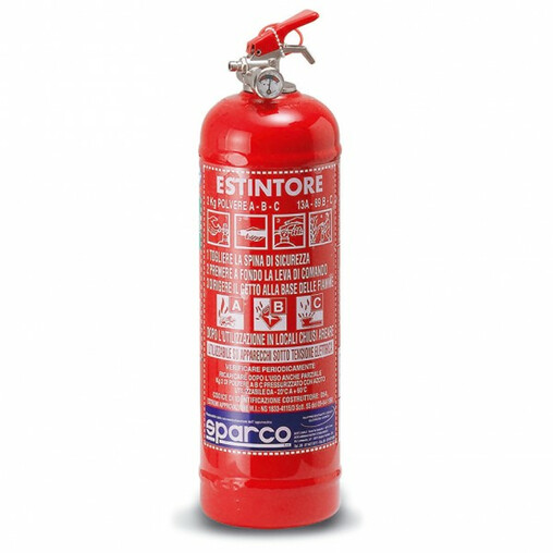 Sparco 2 kg Powder Fire Extinguisher (FIA)