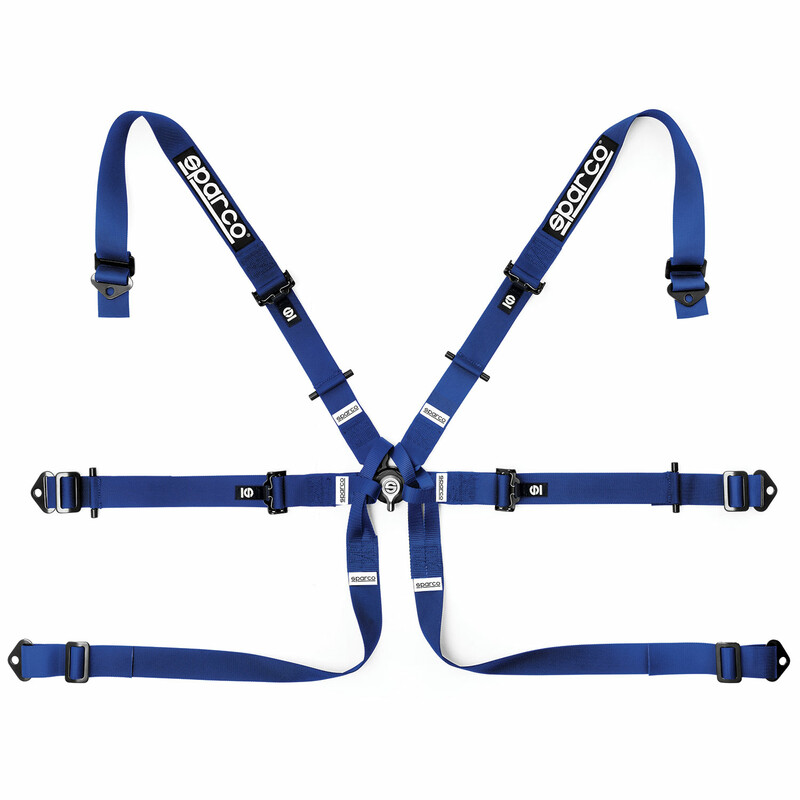Sparco 6 Points 2" Single-Seater Formula H-7 Harness (FIA, Hans)