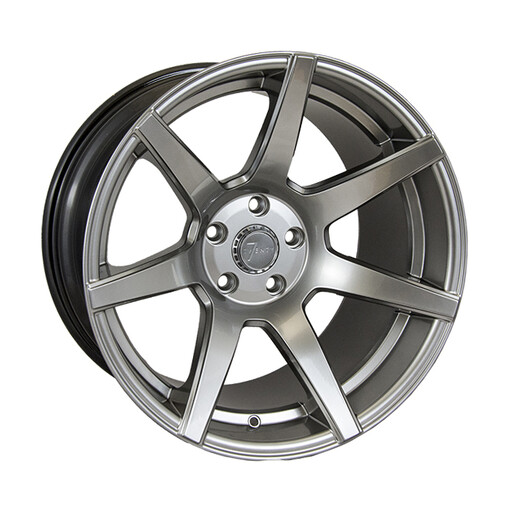 7 Twenty Style 55 Alloy Wheel Set 4 5X114.3 18X10.5J ET5 Satin Black Fits Nissan 