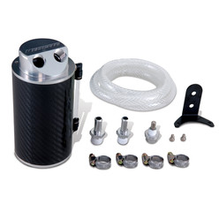 Mishimoto Oil Catch Can Kit - Universal (Carbon)