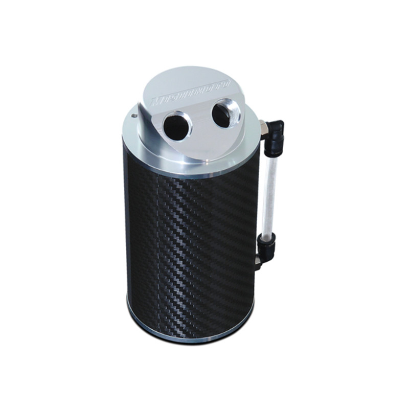 Mishimoto Oil Catch Can Kit - Universal (Carbon)