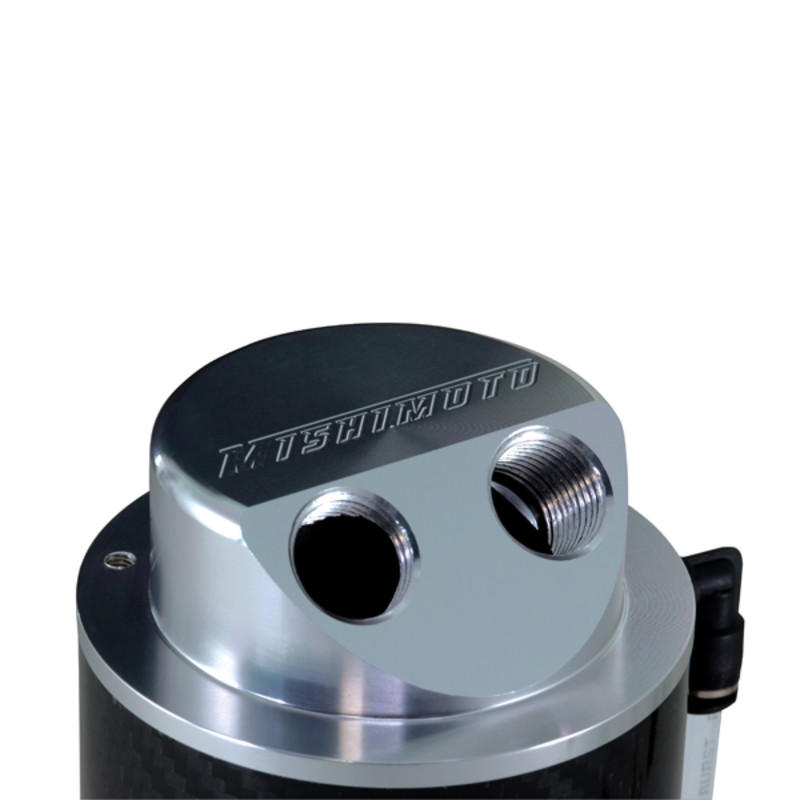 Mishimoto Oil Catch Can Kit - Universal (Carbon)