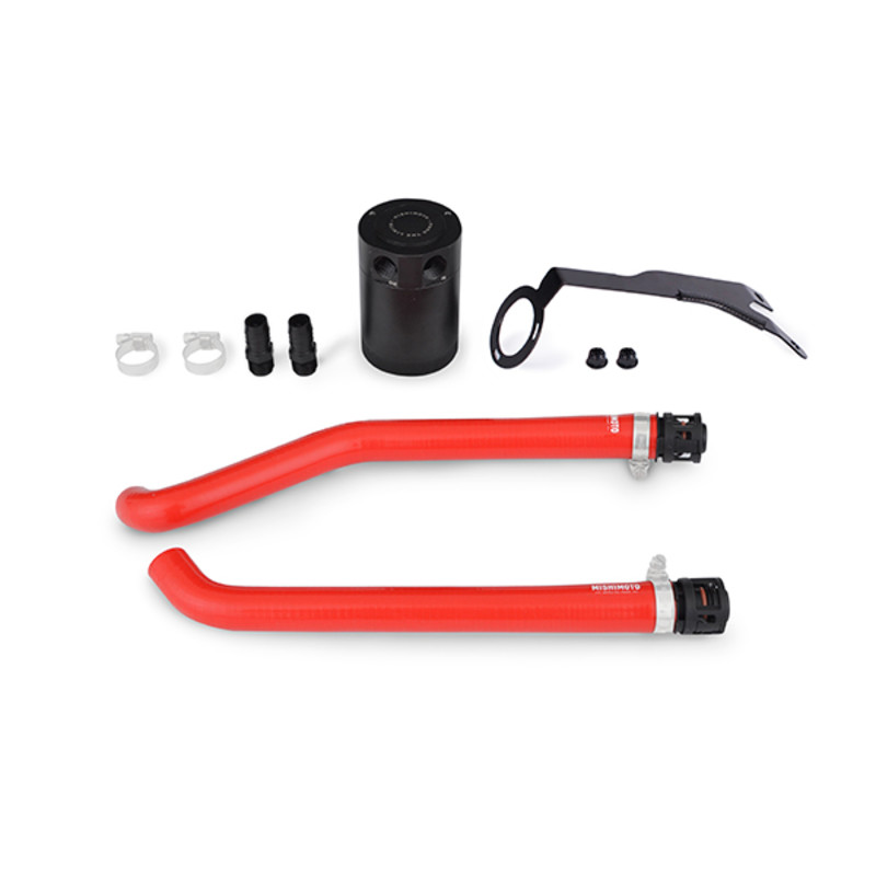 Mishimoto Baffled Oil Catch Can Kit for Ford Fiesta ST180 (2013+)