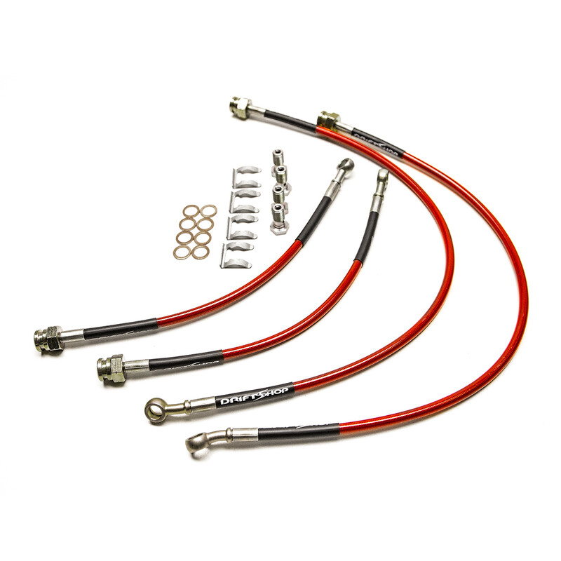 DriftShop S13/S14/S15 to Z32/Skyline Conversion Braided Brake Lines