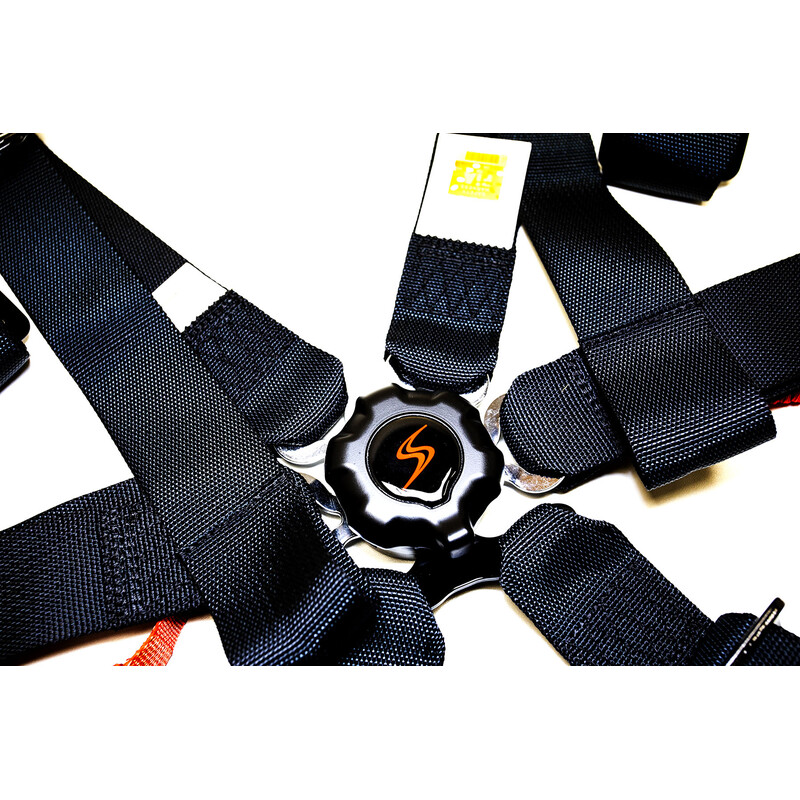 DriftShop 6-Point Harness - Black - FIA 2025