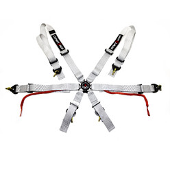 DriftShop 6-Point Harness - Grey - FIA 2023
