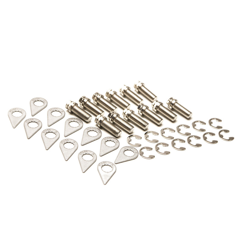 Pack of Stage8 Patented Locking Studs and Nuts for 6 Cyl. Engines
