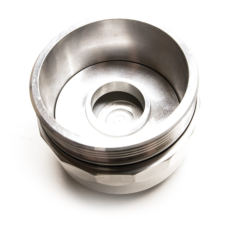 Oil Filter Lid with Sensor Ports for BMW Engines M52, M54, M56... (E36, E39, E46, E60, Z3, Z4...)