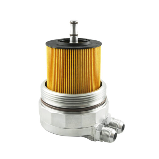Oil Filter Lid with Sensor Ports + Oil Cooler Fittings for BMW M52, M54, M56... (E36, E39, E46, E60, Z3, Z4...)