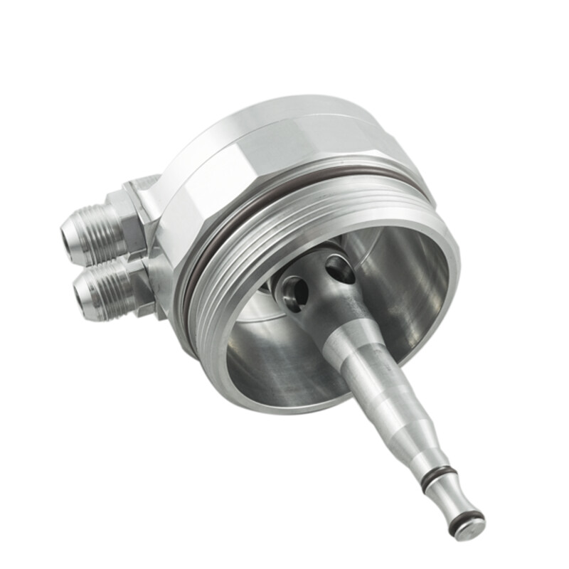 Oil Filter Lid with Sensor Ports + Oil Cooler Fittings for BMW M52, M54, M56... (E36, E39, E46, E60, Z3, Z4...)