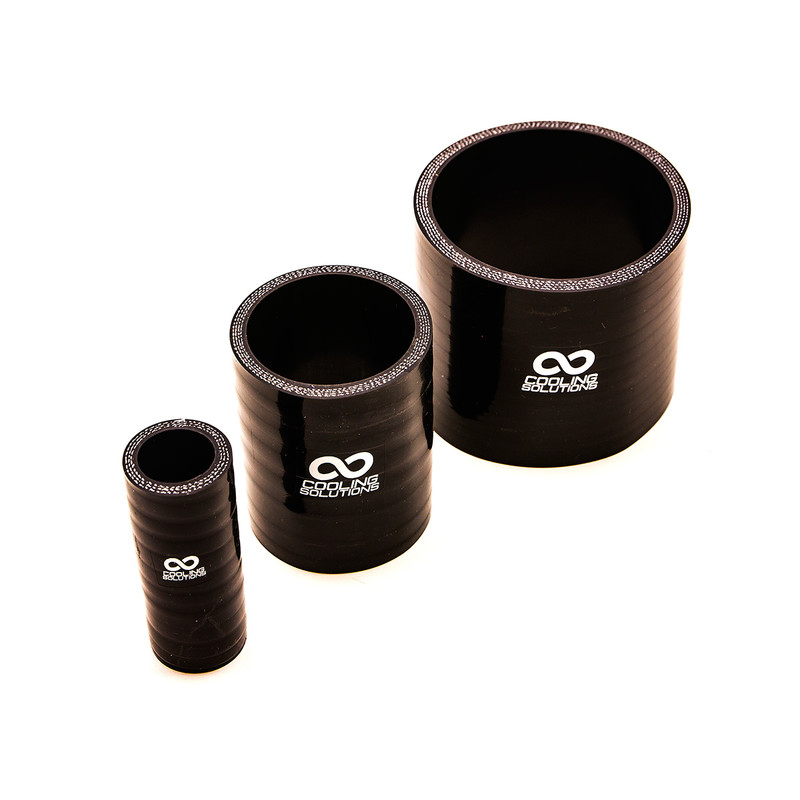 Silicone Joiner Ø6.5 to Ø152 mm, Black