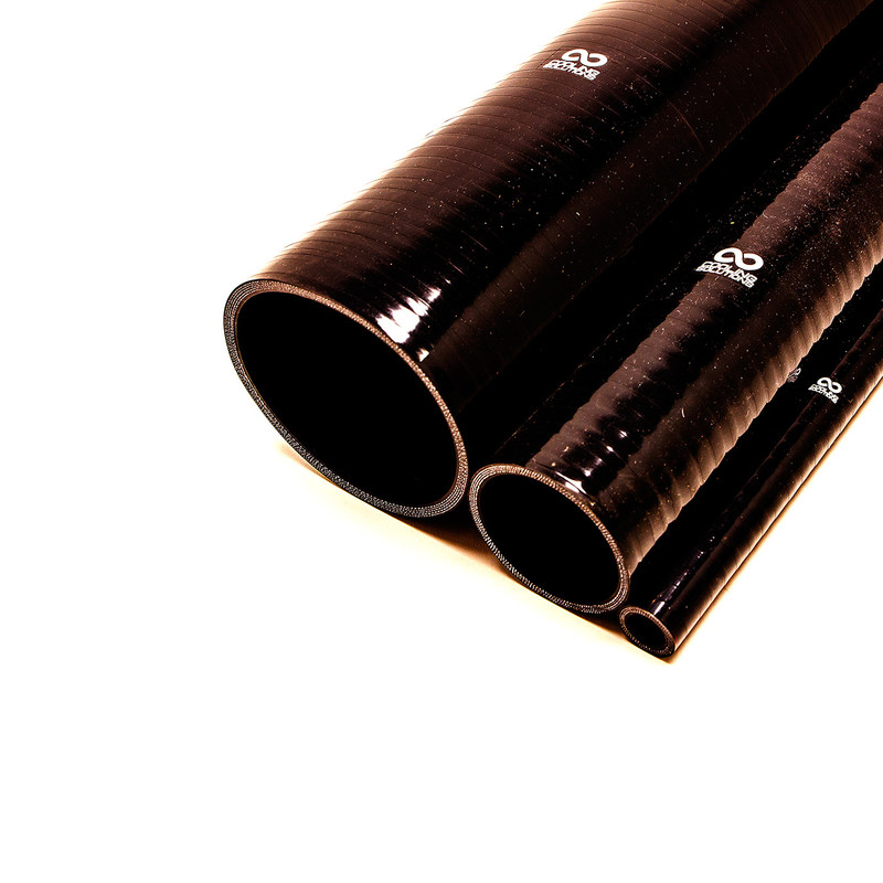 Silicone Hose per Meter Ø6.5 to Ø152 mm, Black