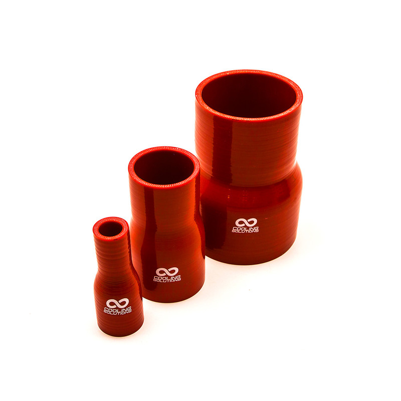 Silicone Reducer Ø16-13 to Ø127-114 mm, Red