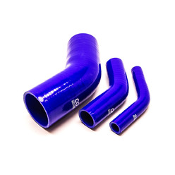 Silicone 45° Elbow Ø6.5 to Ø152 mm, Blue