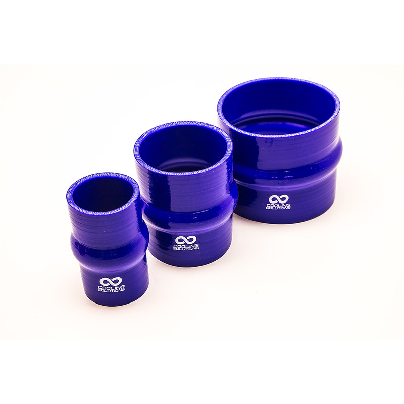 Silicone Hump Hose Ø51 to Ø114 mm, Blue
